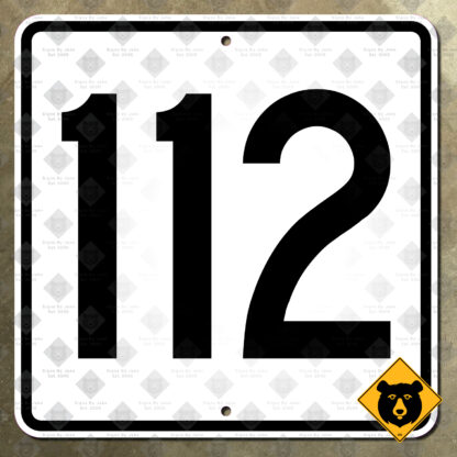 New Hampshire Route 112 highway marker
