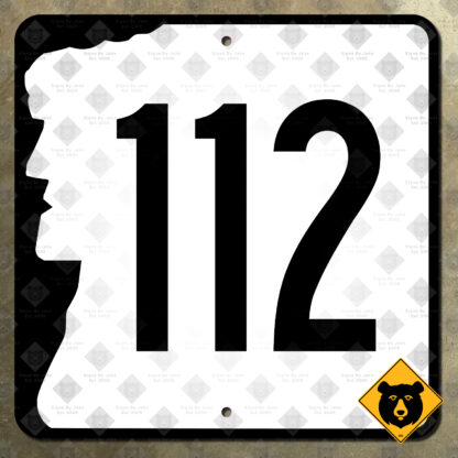 New Hampshire Route 112 highway marker