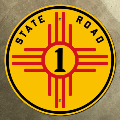 New Mexico state route 1 1927 zia marker