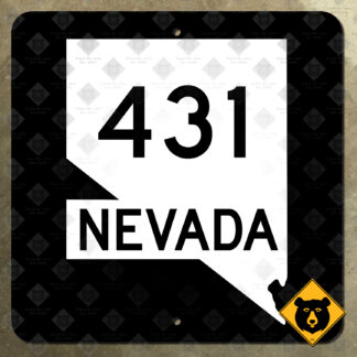 Nevada State Route 431 (Mt. Rose Highway) sign