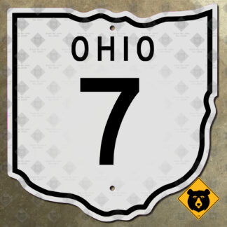 Ohio State Route 7 marker