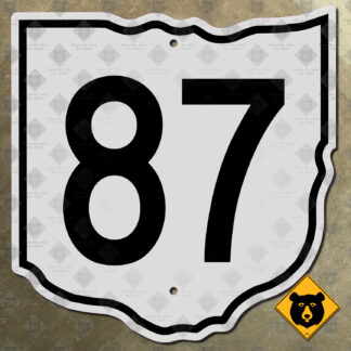 Ohio State Route 87 marker