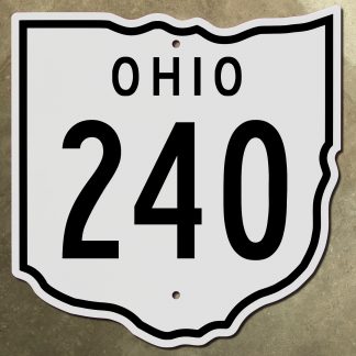 Ohio State Route 240 marker