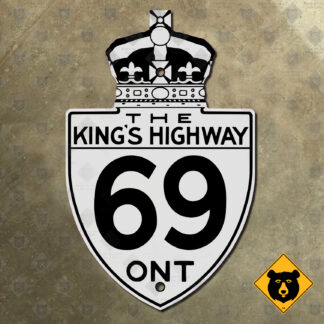 Ontario King's Highway 69 route marker