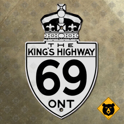 Ontario King's Highway 69 route marker
