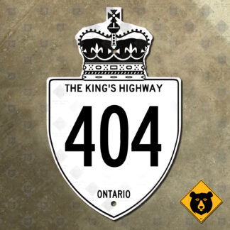 Ontario King's Highway 404 route marker