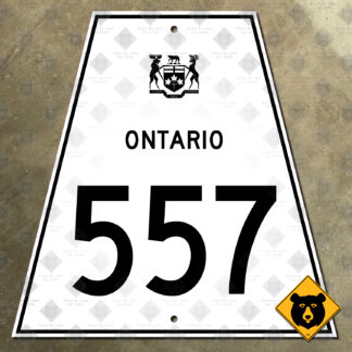 Ontario Secondary Highway 557 route marker