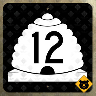 Utah State Route 12 highway marker