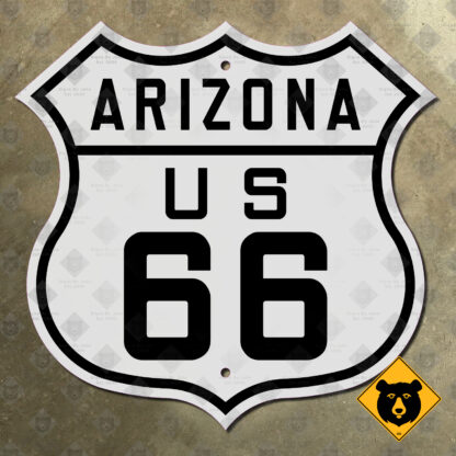 Arizona US Route 66 highway marker