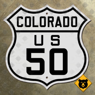 Colorado US Route 50 highway marker