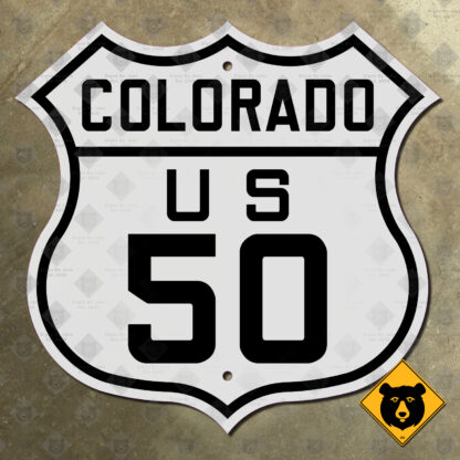 Colorado US Route 50 highway marker