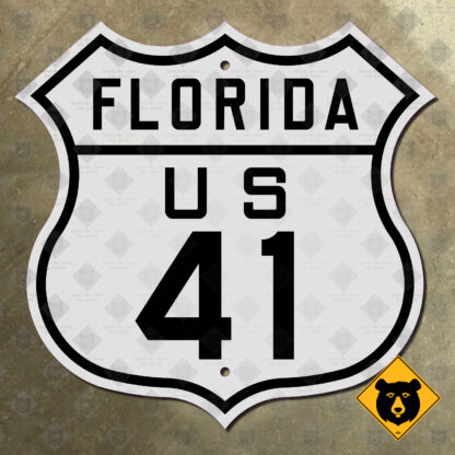 Florida US Route 41 highway marker