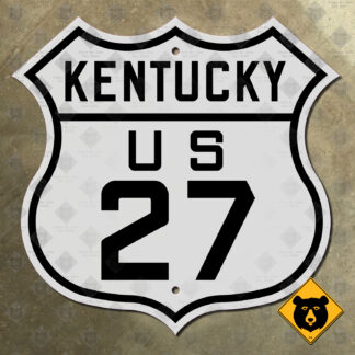 Kentucky US route 27 highway marker