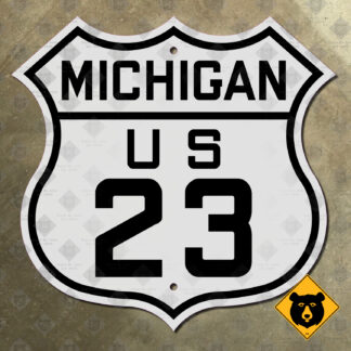 Michigan US Route 23 highway marker