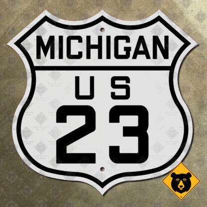 Michigan US Route 23 highway marker
