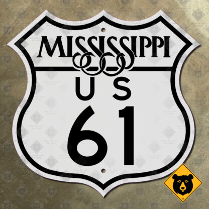 Mississippi US Route 61 highway marker - Image 4