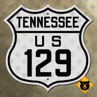 Tennessee US Route 129 highway marker