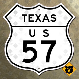 Texas US Route 57 highway marker (1952)