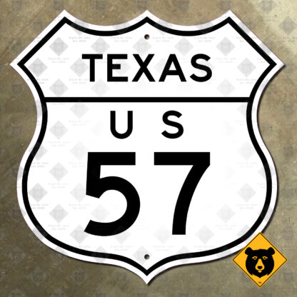 Texas US Route 57 highway marker (1952)