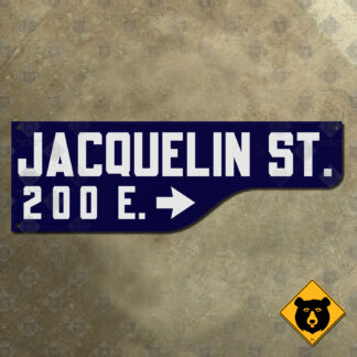 Los Angeles Jacquelin Street sign
