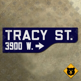 Los Angeles Tracy Street sign