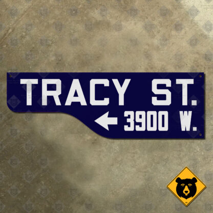 Los Angeles Tracy Street sign (left)