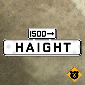 San Francisco Haight Street sign