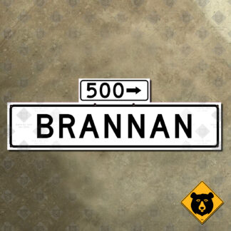 San Francisco Brannan Street sign