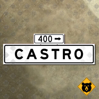 San Francisco Castro Street sign