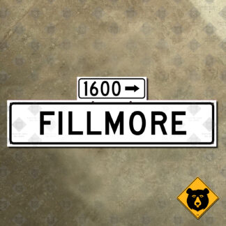 San Francisco Fillmore Street sign