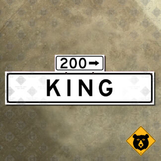 San Francisco King Street sign