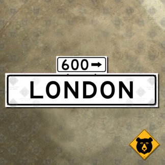 San Francisco London Street sign