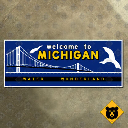 Welcome to Michigan, Water Wonderland sign