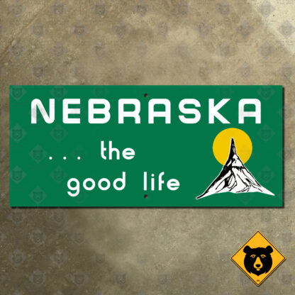 Nebraska state line marker (Chimney Rock)