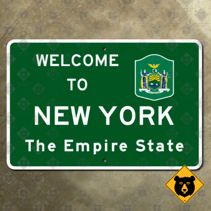 Welcome to New York, The Empire State sign