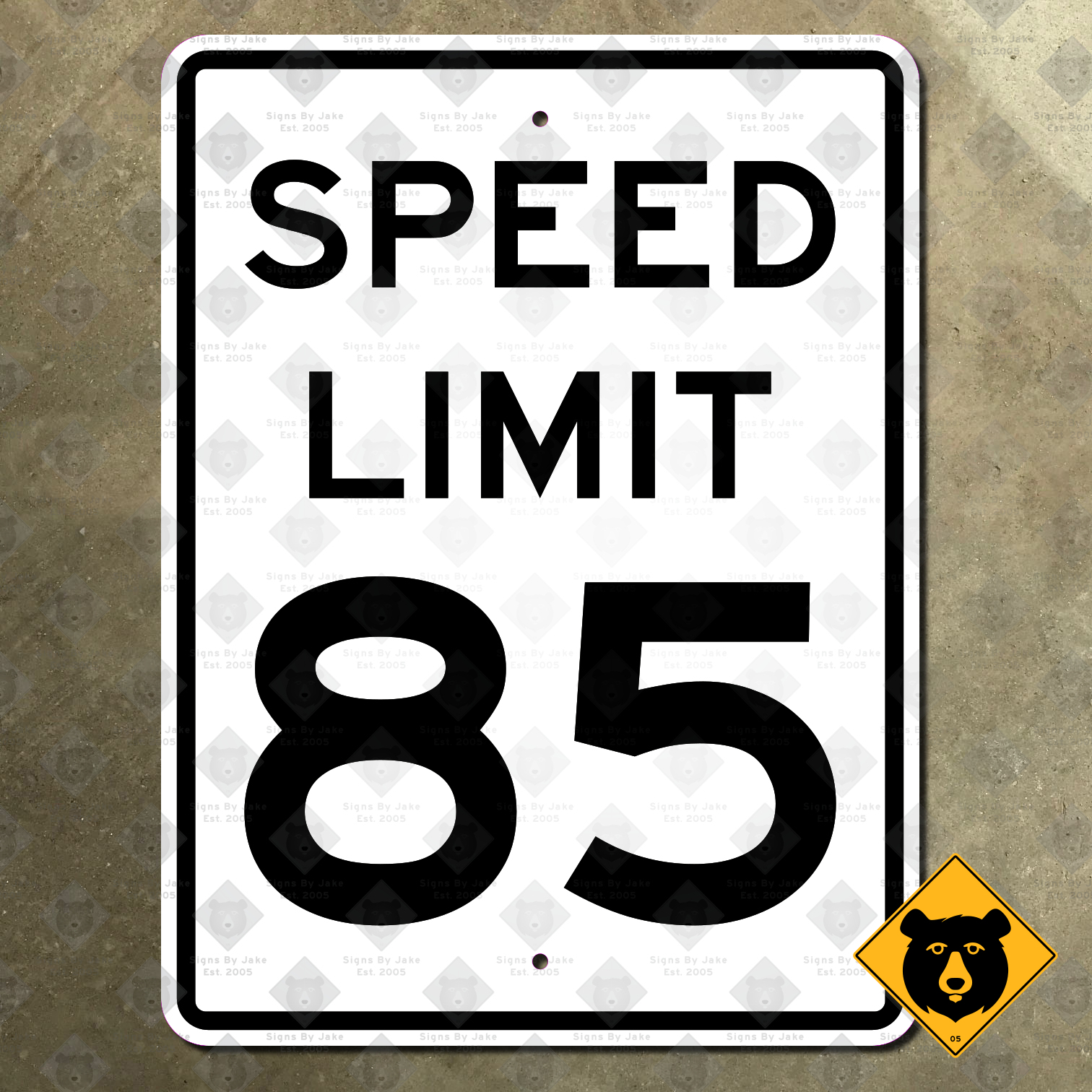 Speed Limit 85 Sign Signs By Jake
