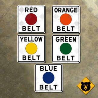 Pennsylvania Allegheny County belt route markers