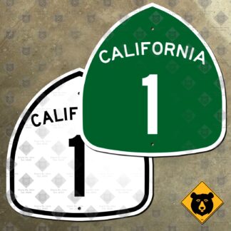 California State Route 1 highway marker
