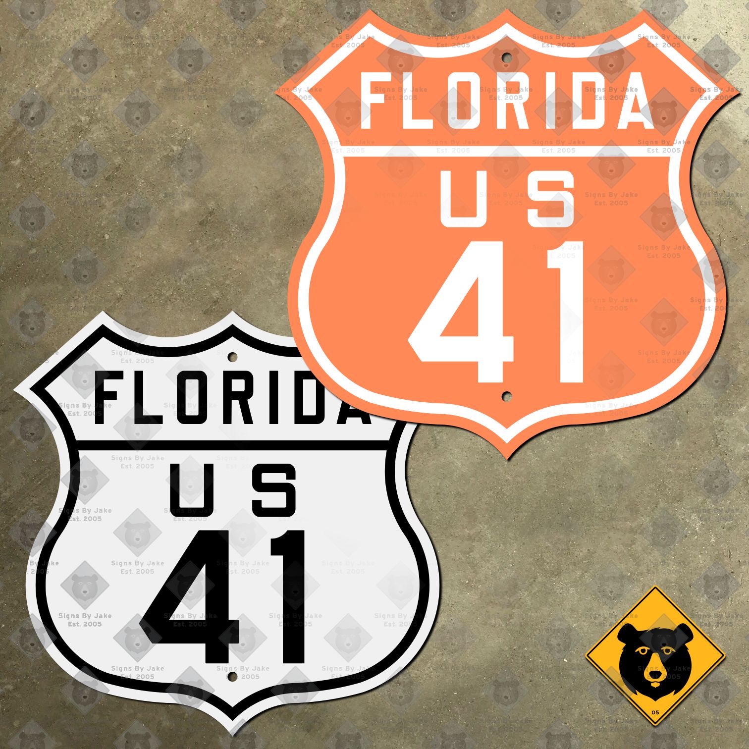 Florida US Route 41 Highway Marker Signs By Jake Fl Us 41