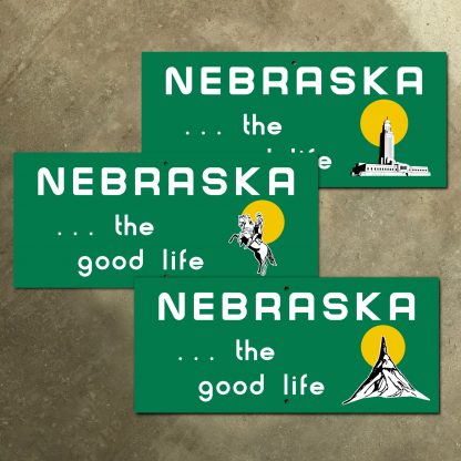 Nebraska state line markers