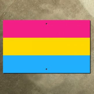 Pansexual flag sign