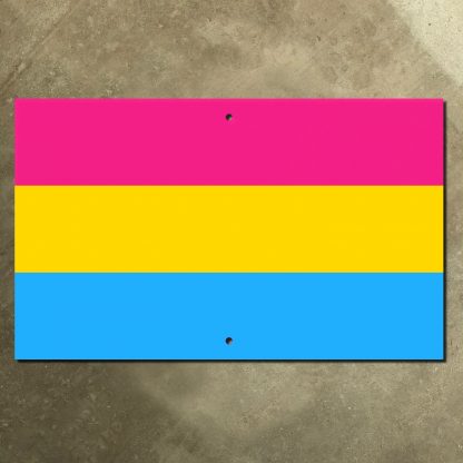 Pansexual flag sign